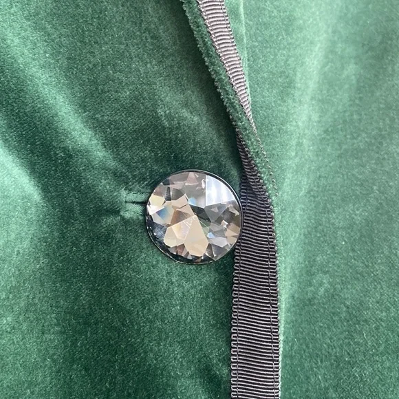 NWOT Kate Spade jewel button velvet jacket. - Picture 8 of 8